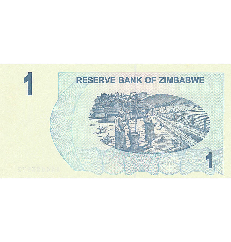 Zimbabwe 1 Dollar 2006 Pick 37
